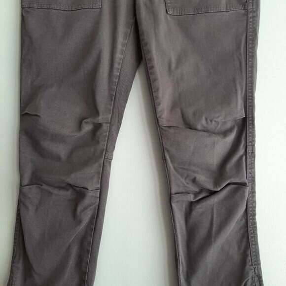TNA Heroic Pant Aritzia Zipper Bottom Hem Joggers Style Casual Crop Gray Sz 4 - Picture 4 of 15